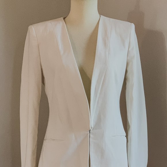 BCBG Max Azria White Blazer XS - Picture 4 of 5